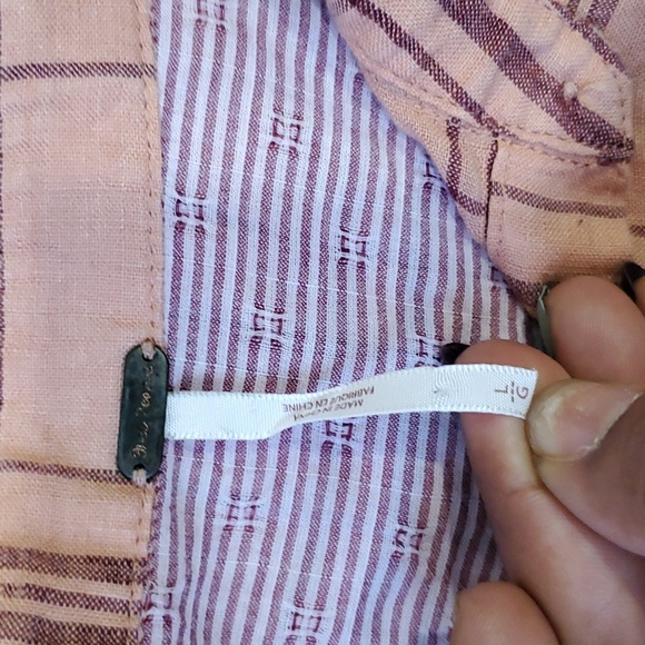 Free people women buttondown shirt size L - Picture 11 of 14